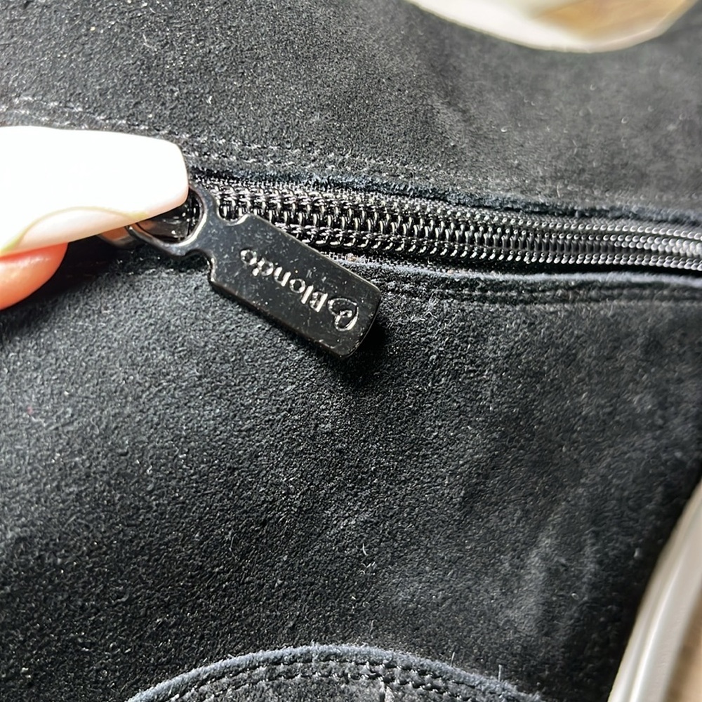 Blondo Giselle Sz 11 Waterproof Black Suede High Top Ankle‎ Double Zipper Boot - Picture 7 of 10